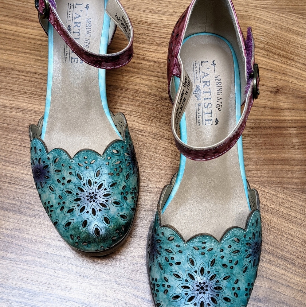 Spring Step L'Artiste Parchetta Ankle Strap Heel